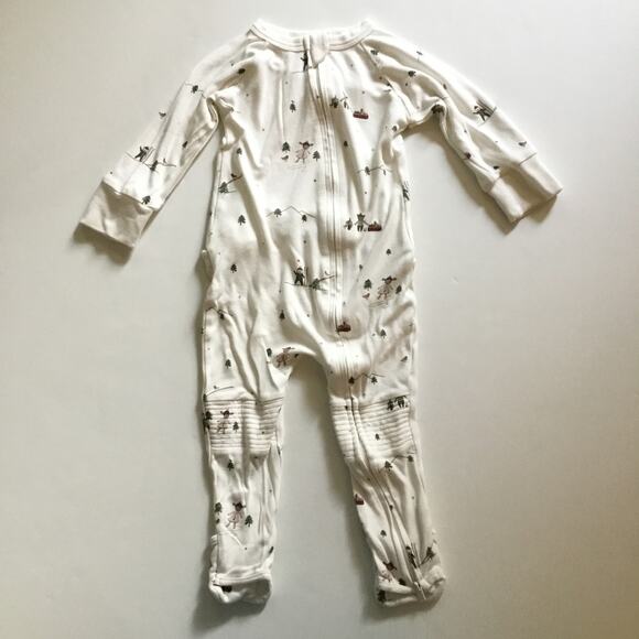 Goumi winter wonderland zipper footies - Picture 2 of 7